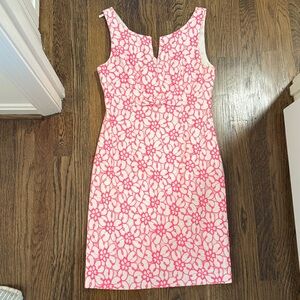 Lilly Pulitzer Pink and White Dress